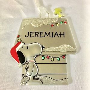 JEREMIAH Snoopy and Woodstock Hallmark Ornament